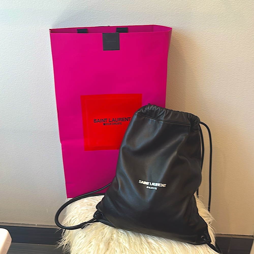 Saint Laurent Black Leather Bag